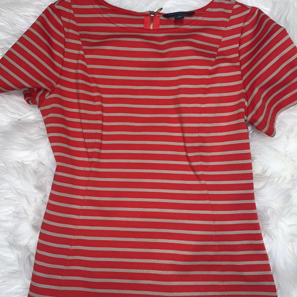 Striped Banana Republic fitted shirt